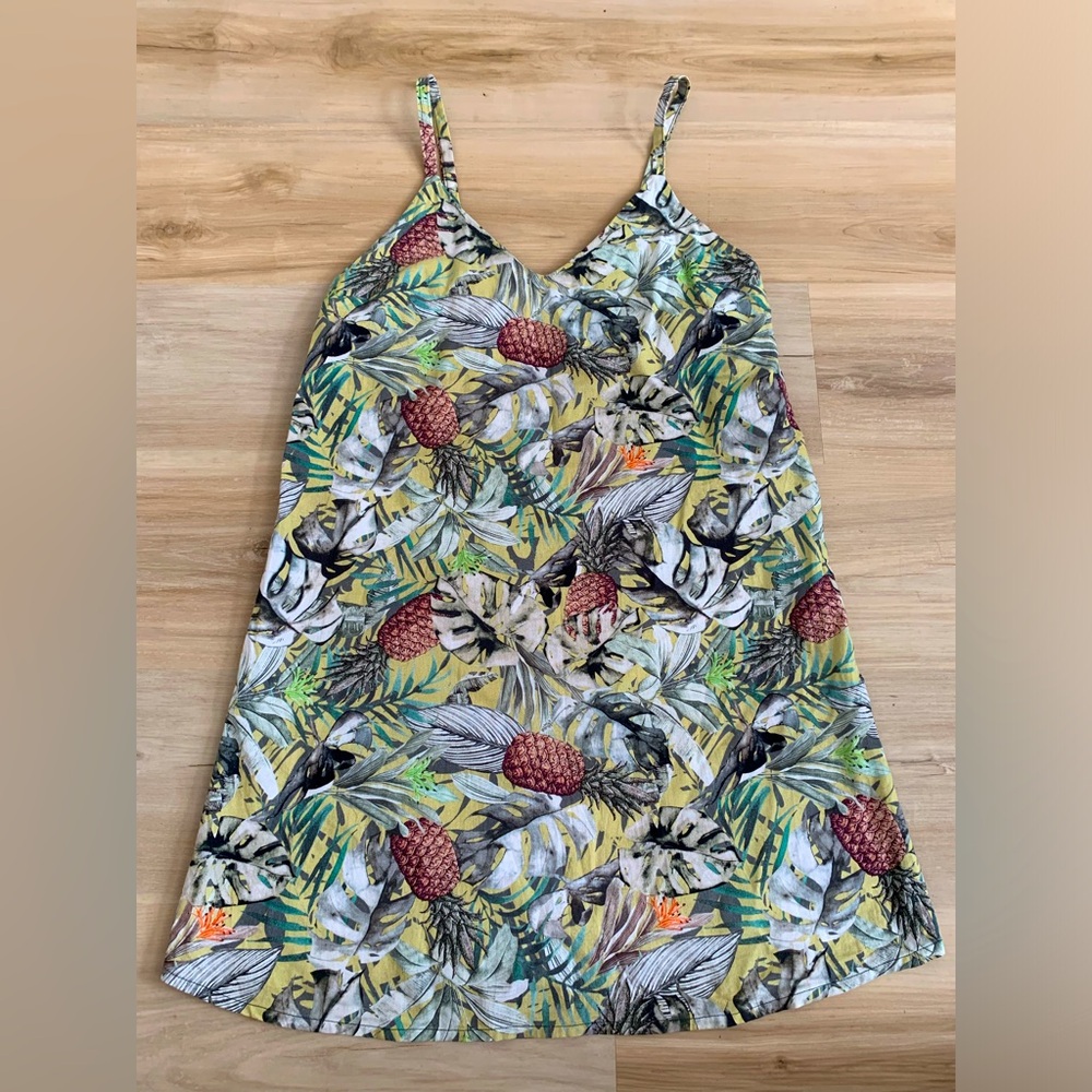 Summer Tropical Floral Print Sundress